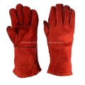 Red Leather 35cm Isolierte Schweißhandschuhe